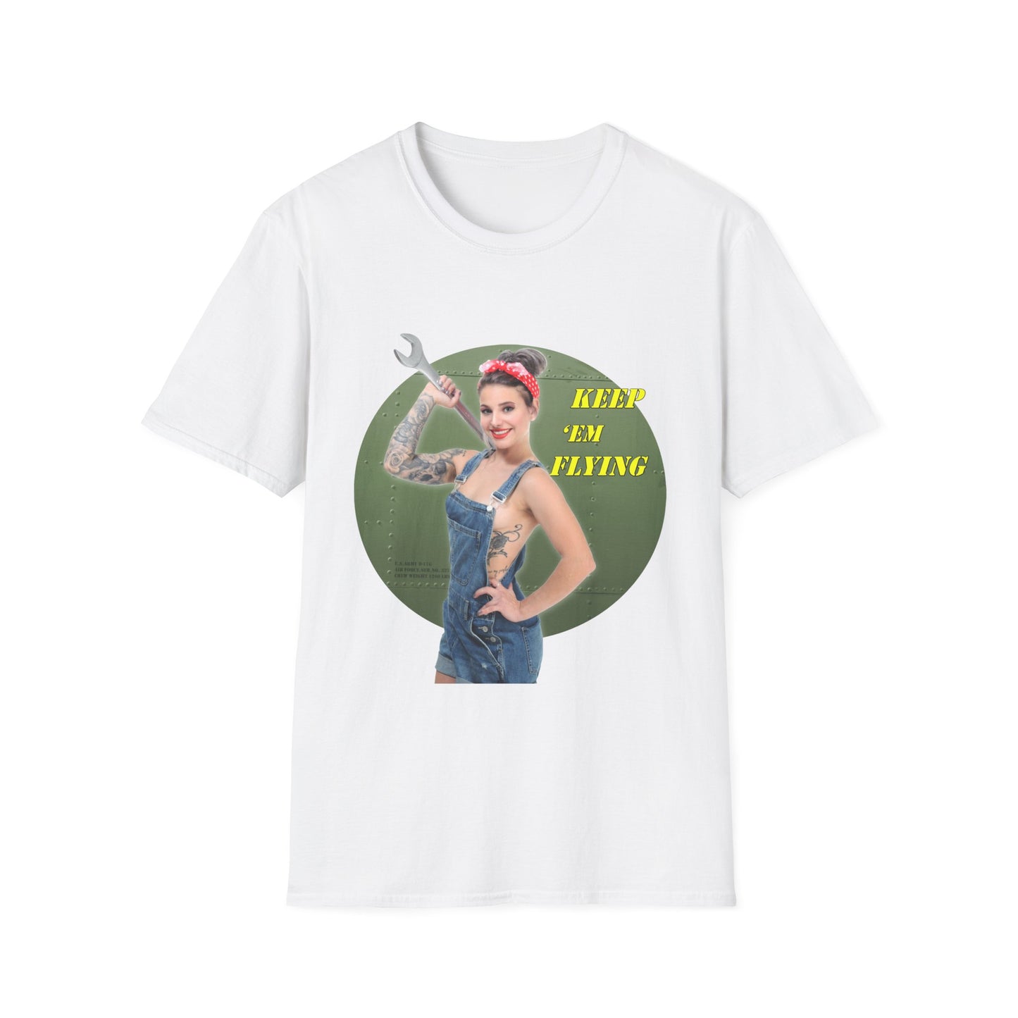 Vintage Inspired Keep on Flying Unisex T-Shirt, Retro T-Shirt, Motivational Tee, Gift for Her, Casual Wear, Everyday Use