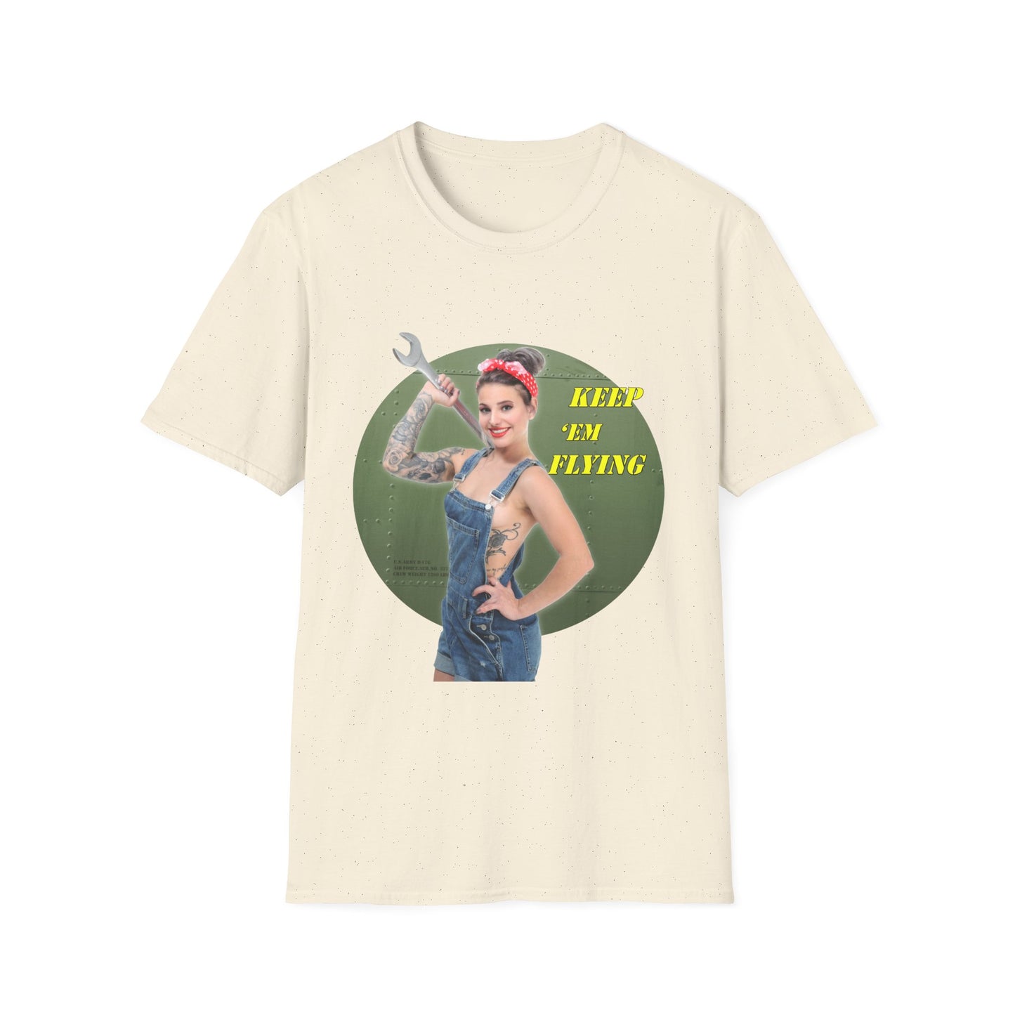 Vintage Inspired Keep on Flying Unisex T-Shirt, Retro T-Shirt, Motivational Tee, Gift for Her, Casual Wear, Everyday Use