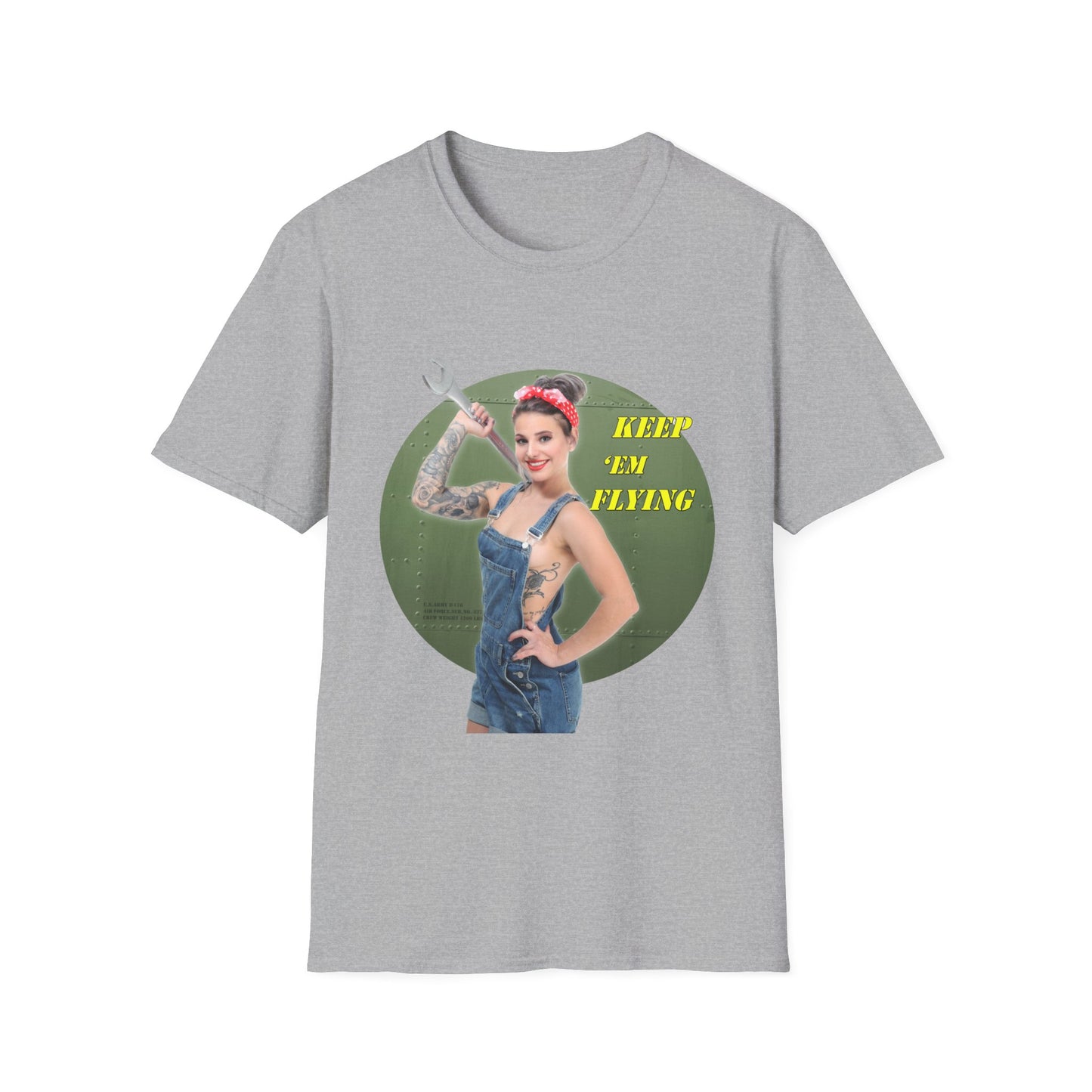 Vintage Inspired Keep on Flying Unisex T-Shirt, Retro T-Shirt, Motivational Tee, Gift for Her, Casual Wear, Everyday Use